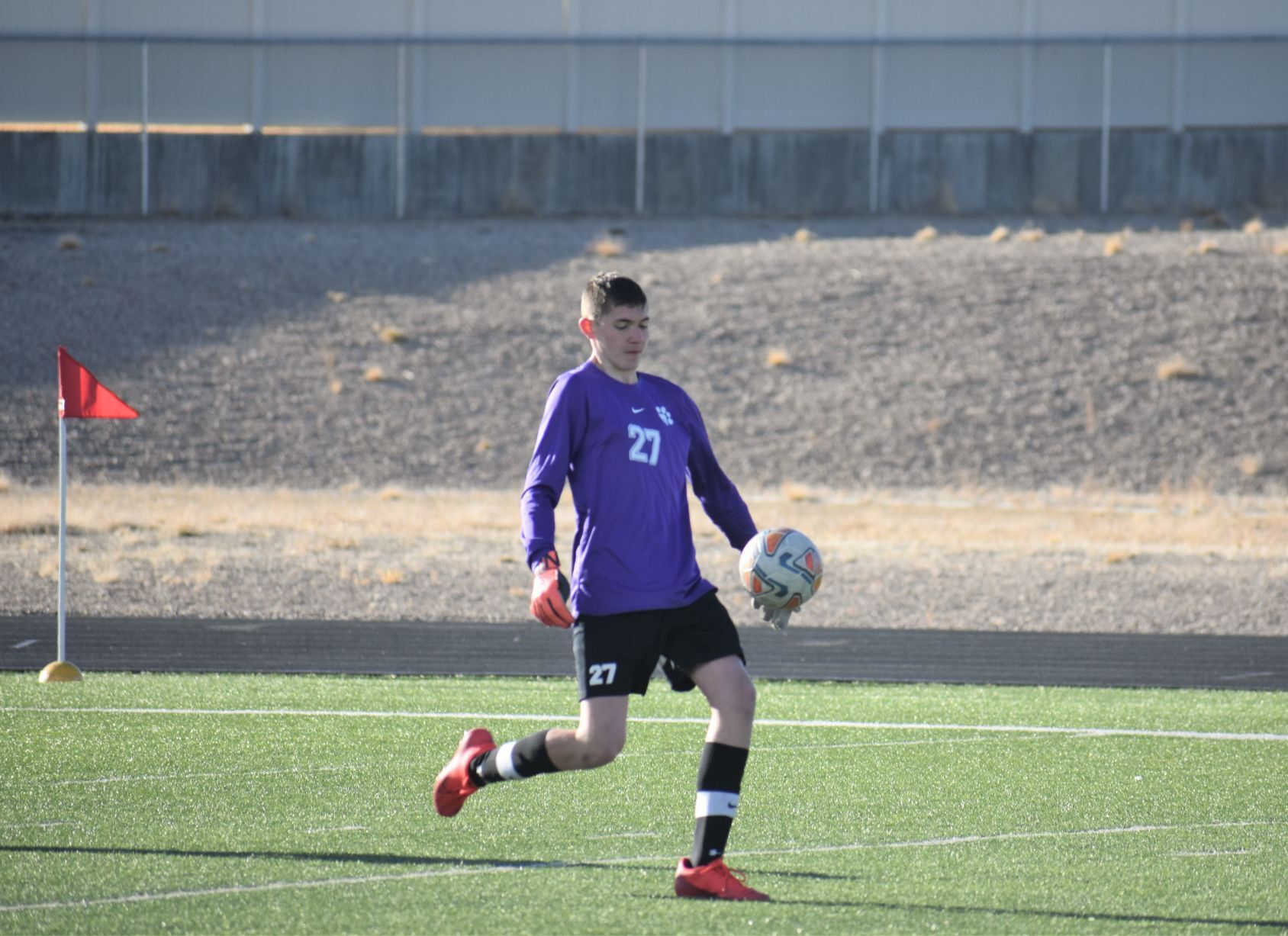 Goalie save